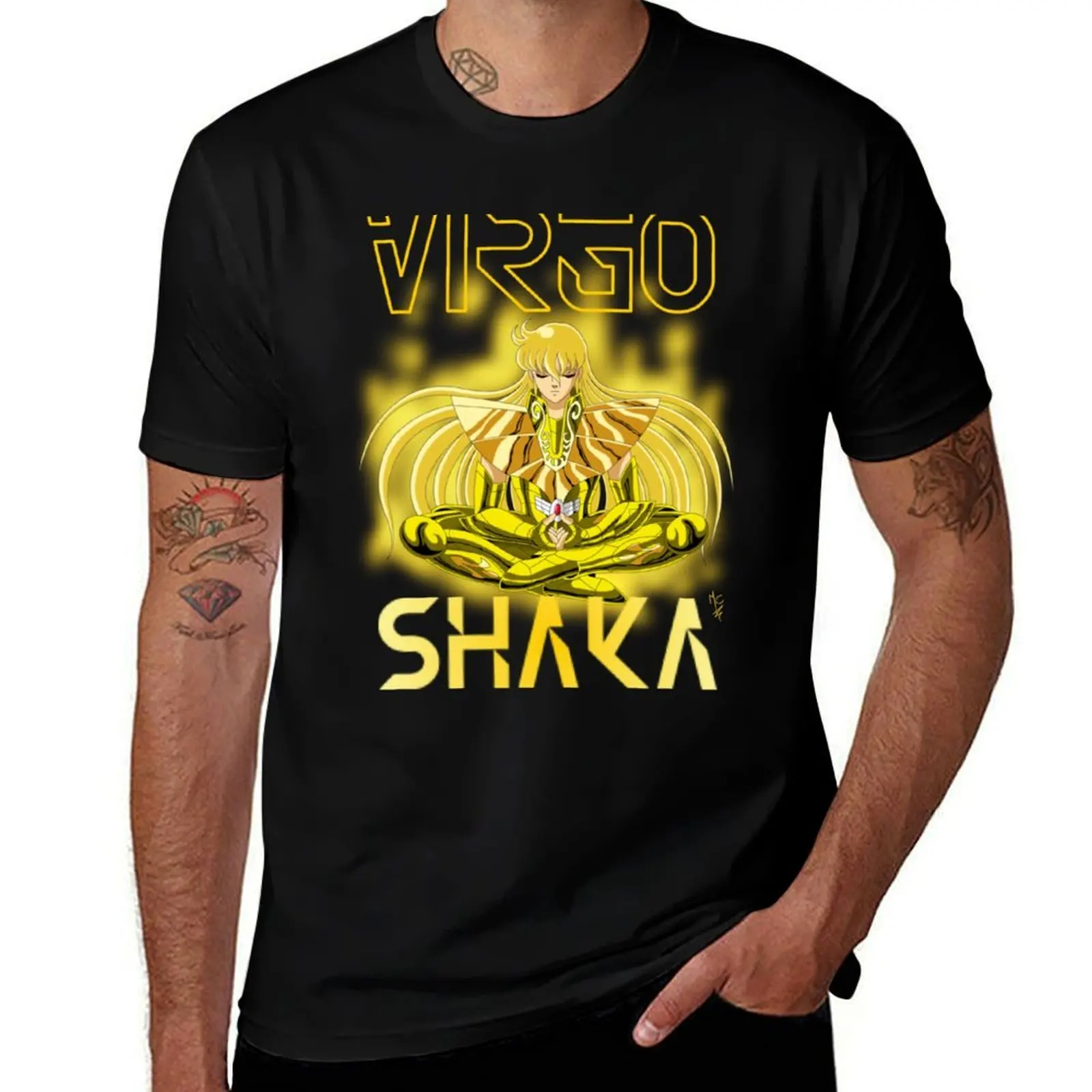 

VIRGO SHAKA T-Shirt customizeds blue lock rapper graphic tees mens graphic t-shirts