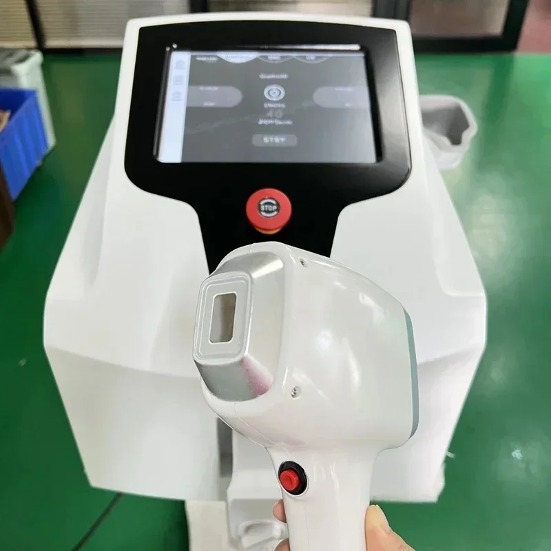 4 wavelengths 808nm 755nm 940nm 1064nm Skin Care Diode Laser Hair Removal Skin Cooler Cooling System Machine Handle With Screen