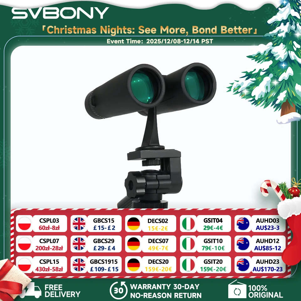 yZ[zSvbony SV202 AbvO[hoዾL ED 8x32/8X42/10X42mm Bak4 vY IPX7 hh܃o[hEHb`Op