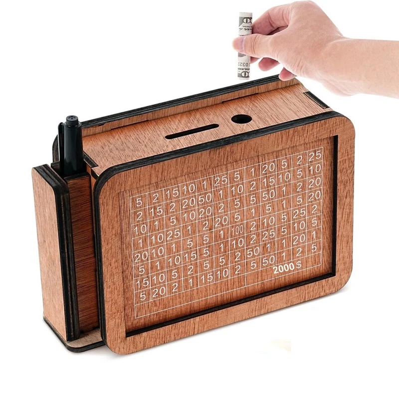 Новая деревянная копилка с дизайном для денежных хозяев, деревянная копилка, деревянная копилка для денежных хозяев, копилка с деньгами