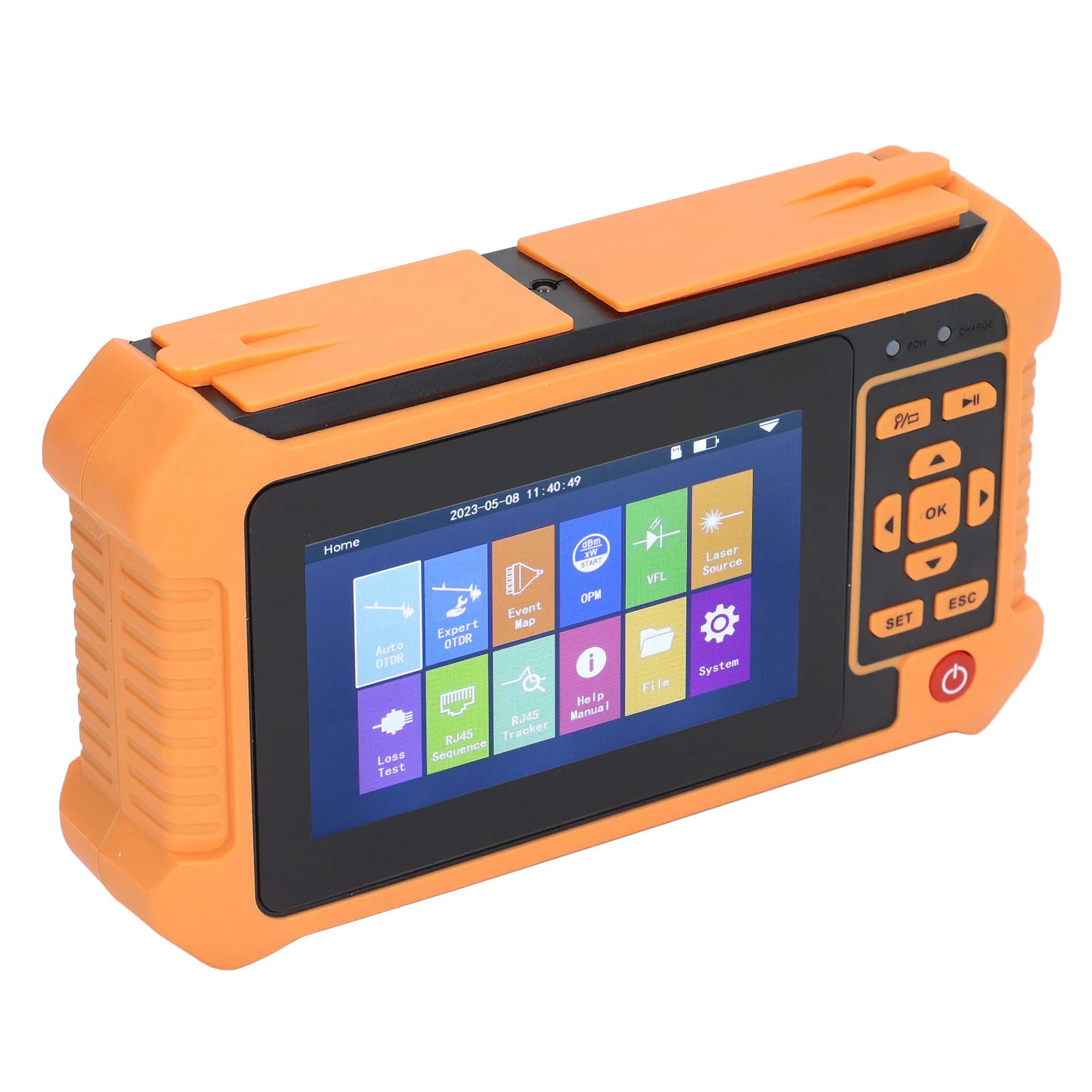 OTDR  Optic Tester 1625nm Optical Time Domain Reflectometer Obstacle Finder 4.3in LCD  OTDR  Optic Tester