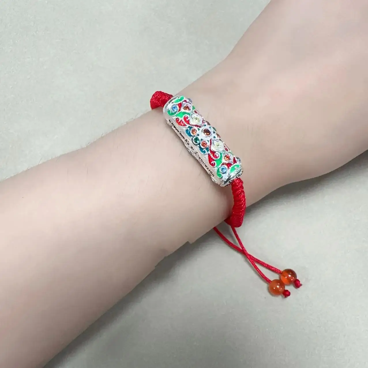 

Благословение цветных цветов, амулеты, браслет для женщин, ювелирные изделия, темперамент, красная веревка, браслет ручной работы, мужские аксессуары для рук