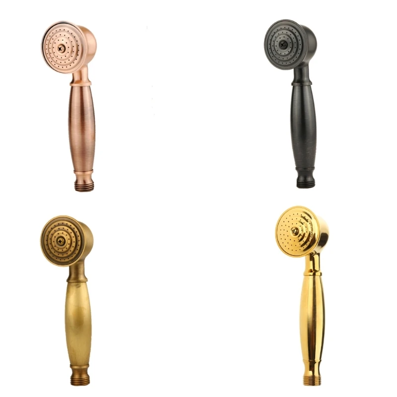 Brass Telephone Shaped Handheld Shower for Head Filtration High Pressure Water Saving Handheld Showerheads for Bathroom