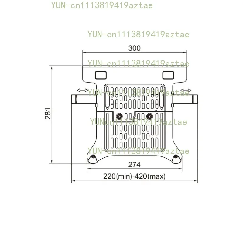 Desktop NB F160 + FP-2 Gas Spring Dual Arm for 17