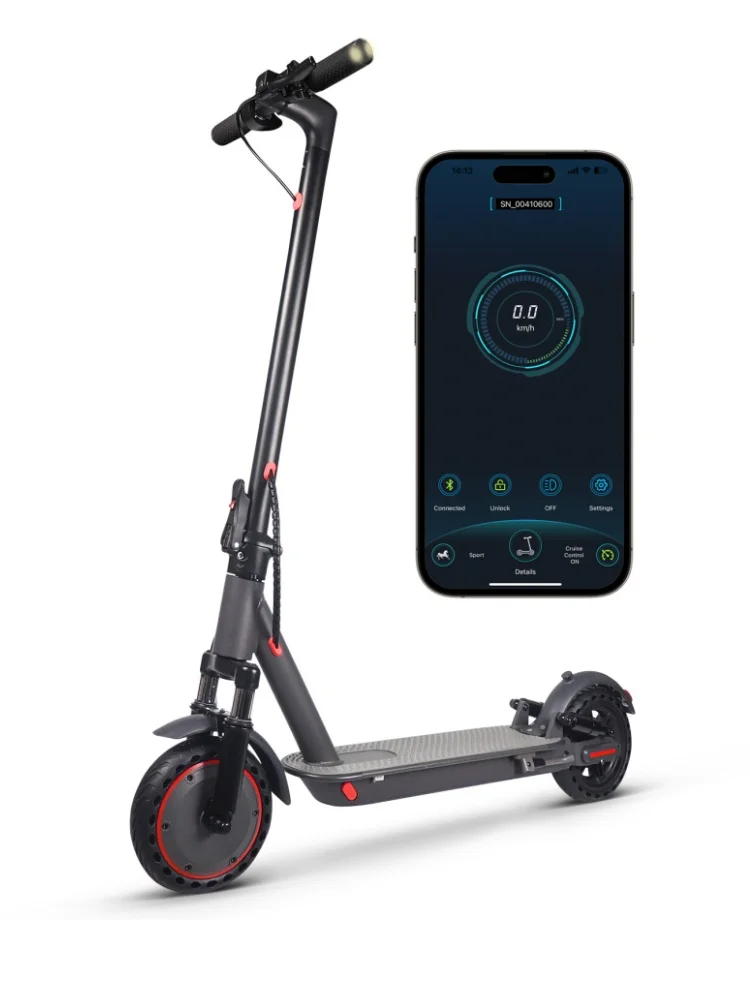 ATSANT TS07 Elektrische Scooter 600 W 36 V 10.5ah 31 KM/H 35 KM Lange Afstand 8.5 Inch Banden met Schokabsorptie Richtingaanwijzer Escooter - afbeelding 2