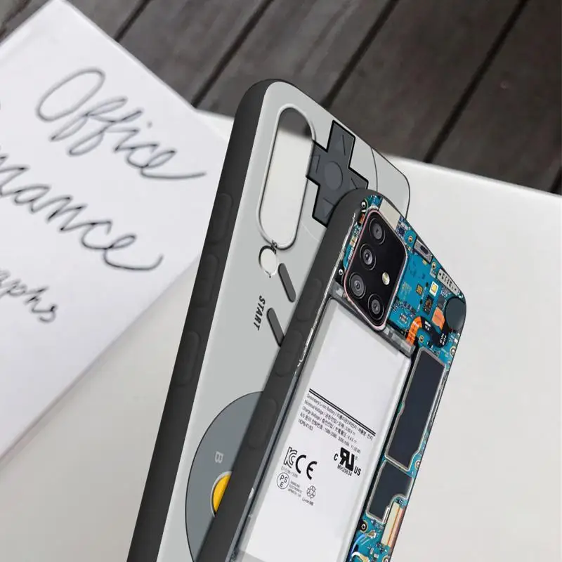 Retro Camera Circuit Board Case For Samsung Galaxy A54 A52 A14 5G A53 A12 A13 A71 A23 A34 A33 A21s Phone Cover image 4