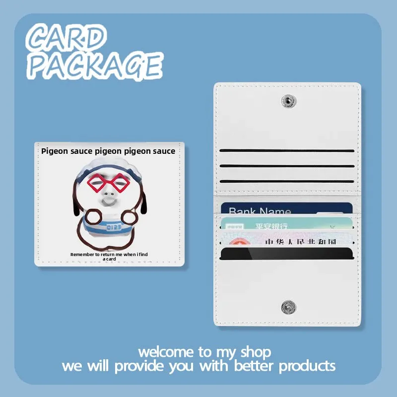 Portátil multi-slot para cartão carteira de couro do plutônio documentos bancários titular do cartão de licença de motorista tamanho pequeno conveniente dos desenhos animados sle