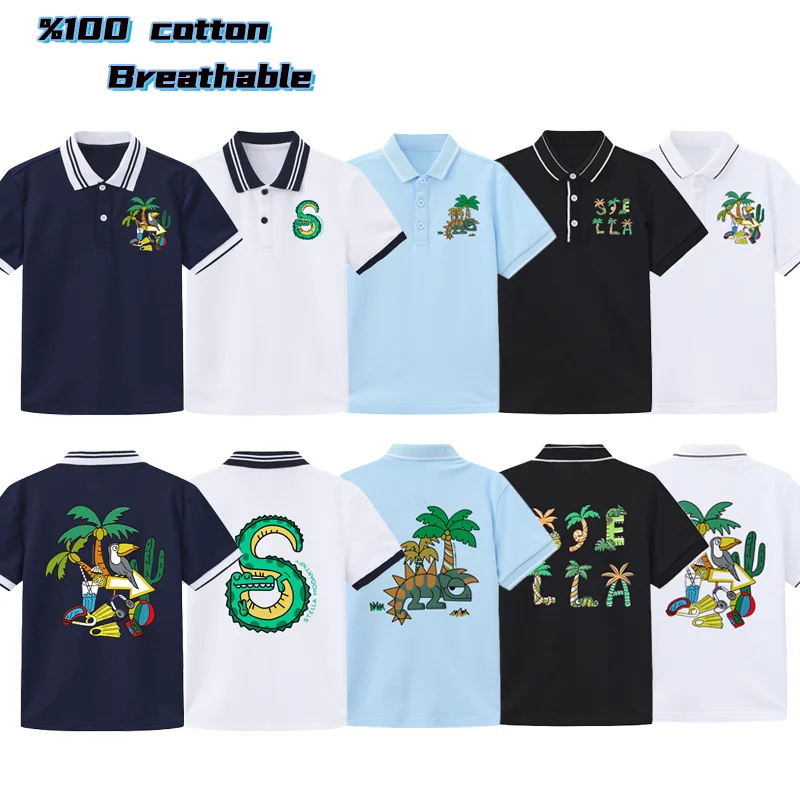 Street Fashion Shanghai - fashion Fun print Kids short sleeve