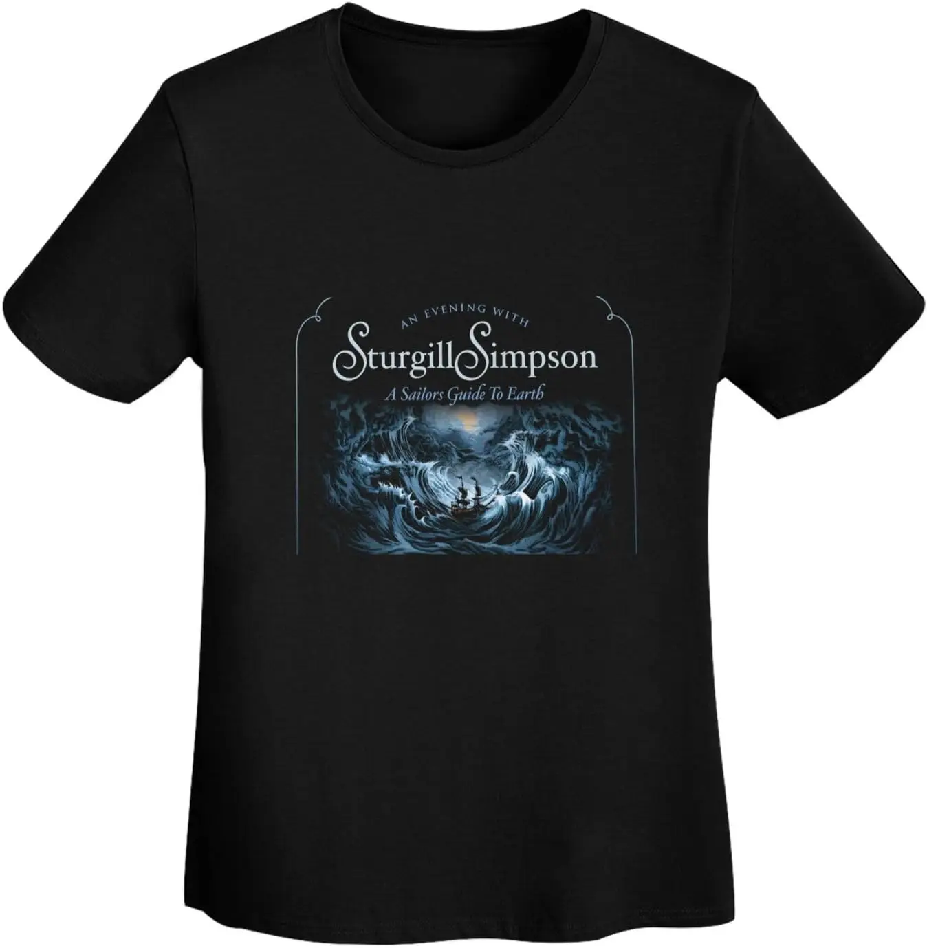 

Женская футболка Sturgill Music Simpson, базовая забавная свежая футболка с короткими рукавами