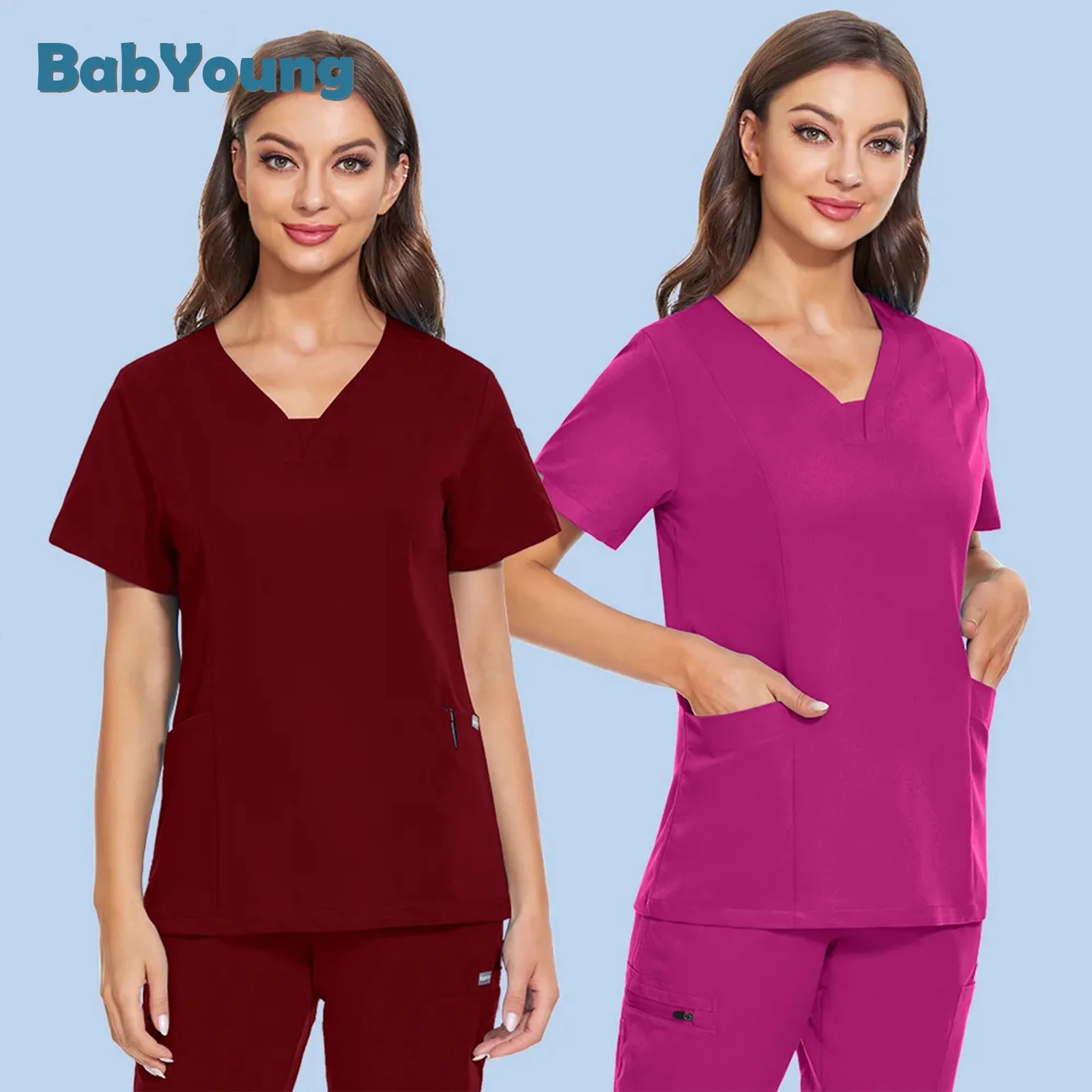 Medical Work Clothes Operating Room Nurse Uniform Dentistry Phary Scrubs Blouse Women Overalls Hospital Scrub Shirt