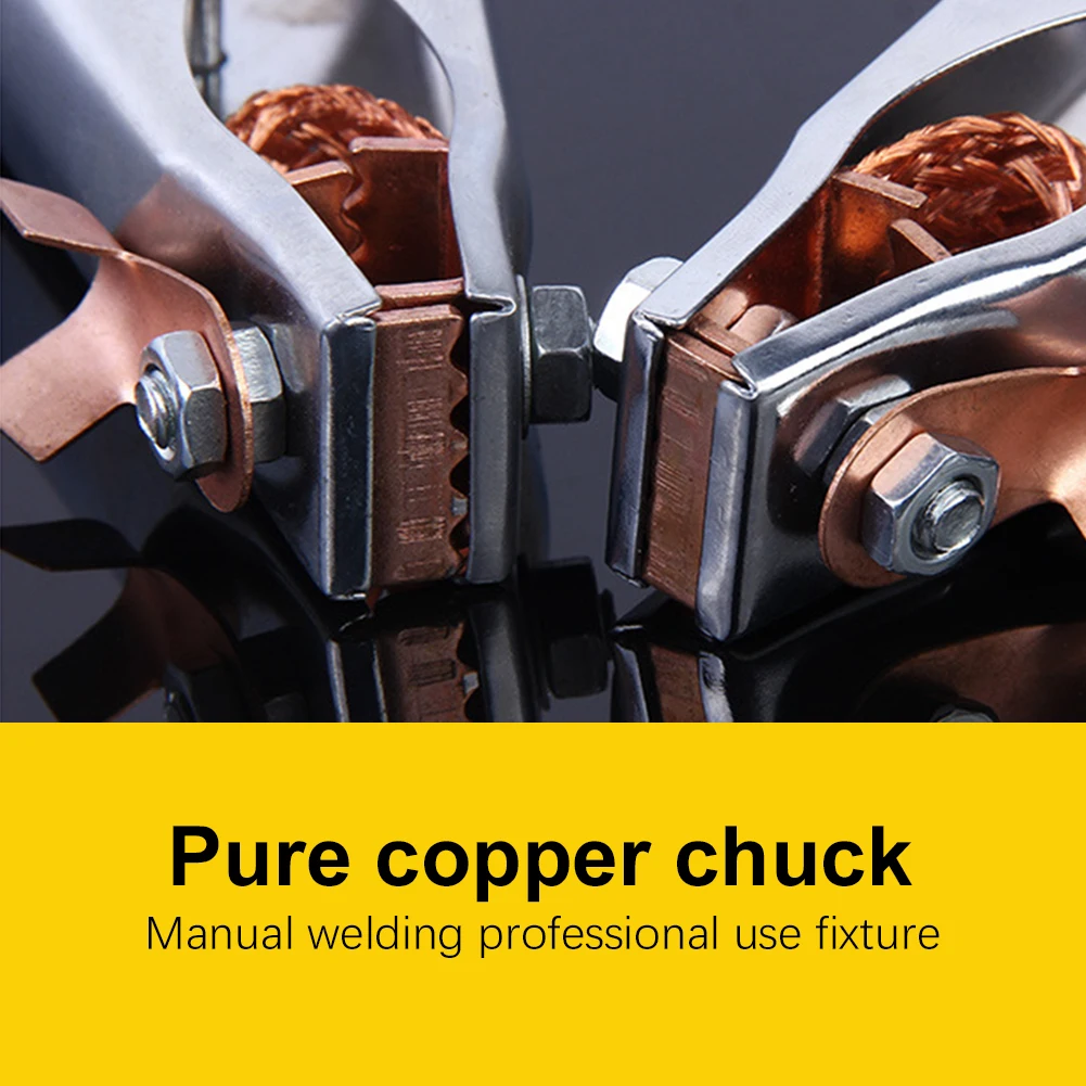 Penjepit Tanah Las 500A dengan Proses Perawatan Permukaan Poles Halus, Penahan Elektroda Las, Kabel Tanah, Klip Kawat