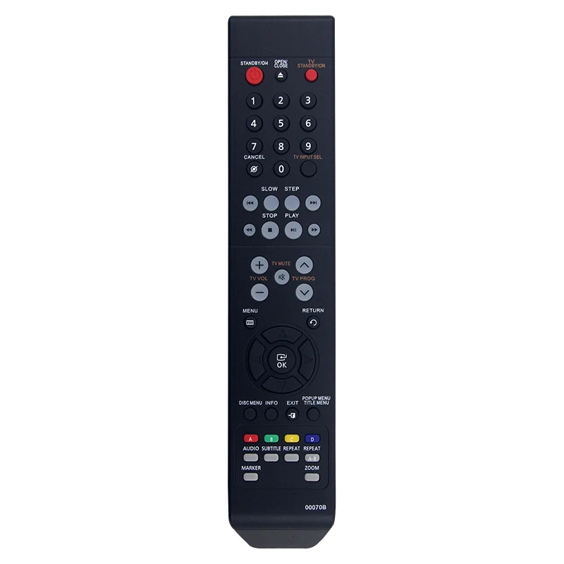 Compatible con Samsung DVD BD-P1400 BD-P1500 BD-P1200 AK59-00070D AK59-00070A control remoto 00070B AK59-00070BA piezas de repuesto