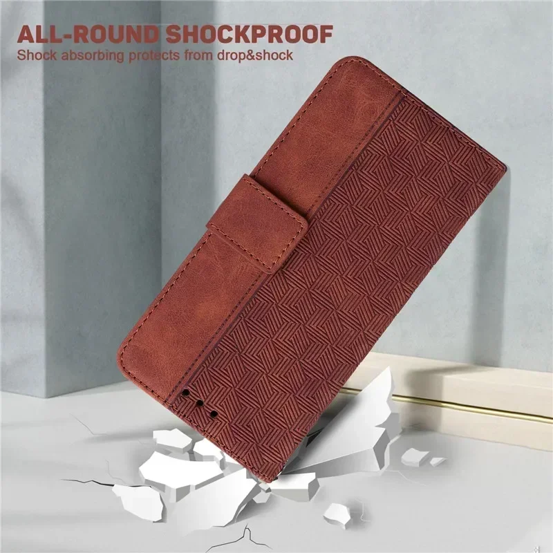 Redmi7 7A Etui for Xiaomi Redmi Note 7 Note7 Pro Case on Redmi 7 A Note7Pro Case Magnetic Geometric Textile Wallet Leather Cover