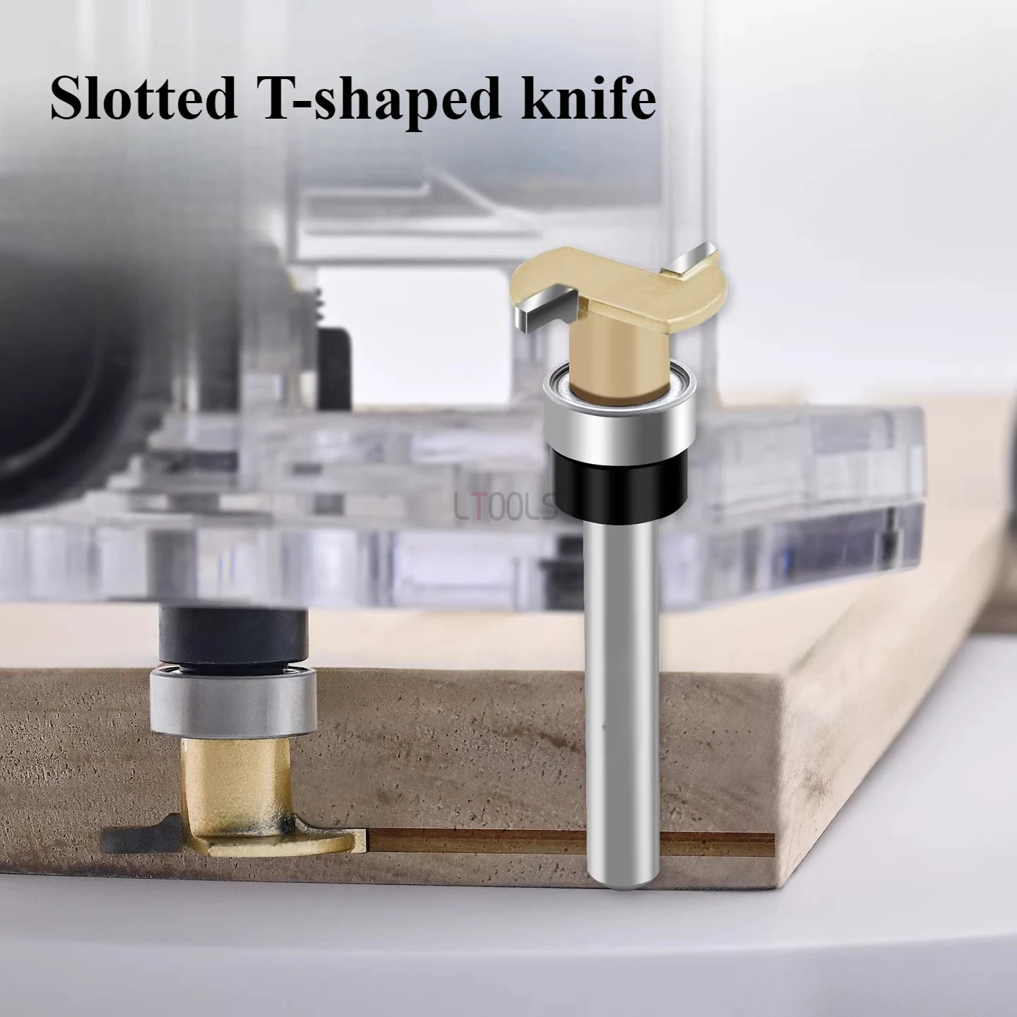 

Lamp Carrying Wire Ball Slotting Knife Trimming Machine Milling Cutter Wood Side Groove Handle Knife Wear-resistant Woodworking