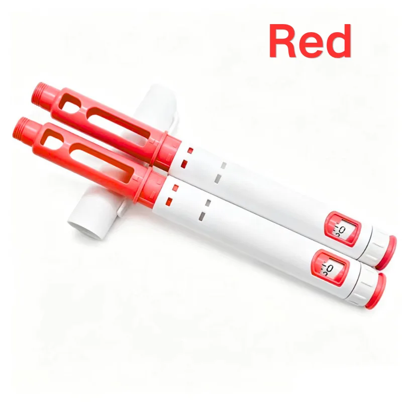 Adjustable Disposable Insulin Injector Pen Complete Set with 10 Kits - Caneta Injetora De Insulina Descartável Ajustável