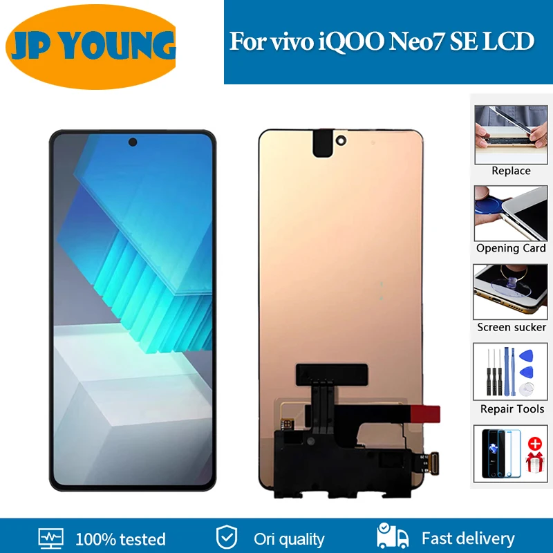 

6.78"Original AMOLED For vivo iQOO Neo7 SE LCD Display V2238A V2238 Touch Screen Digitizer Assembly For vivo iQOO Neo7SE Replace