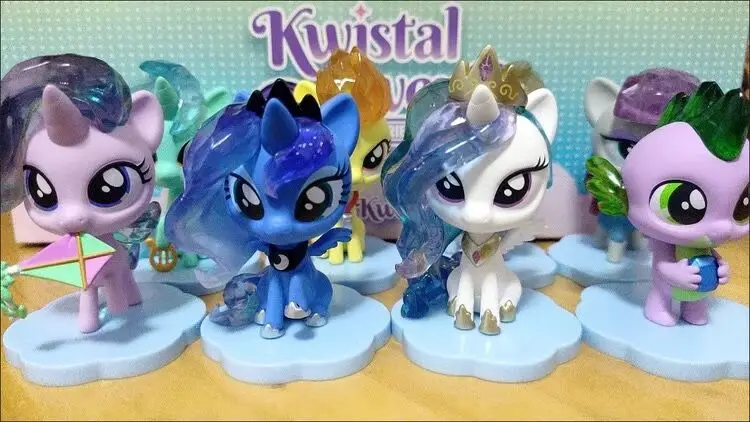 Disney My Little Pony Figure Kwistal Fwenz Series Blind Box Series Two Mystery Box Kawaii Cartoon Decor Kid Toy Surprise Gift