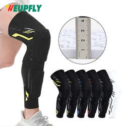 1/2PCS Knee Calf Padded Compression Leg Sleeve Thigh Sports Protective Gear Shin Brace Support for Football  Volleyball Soccer