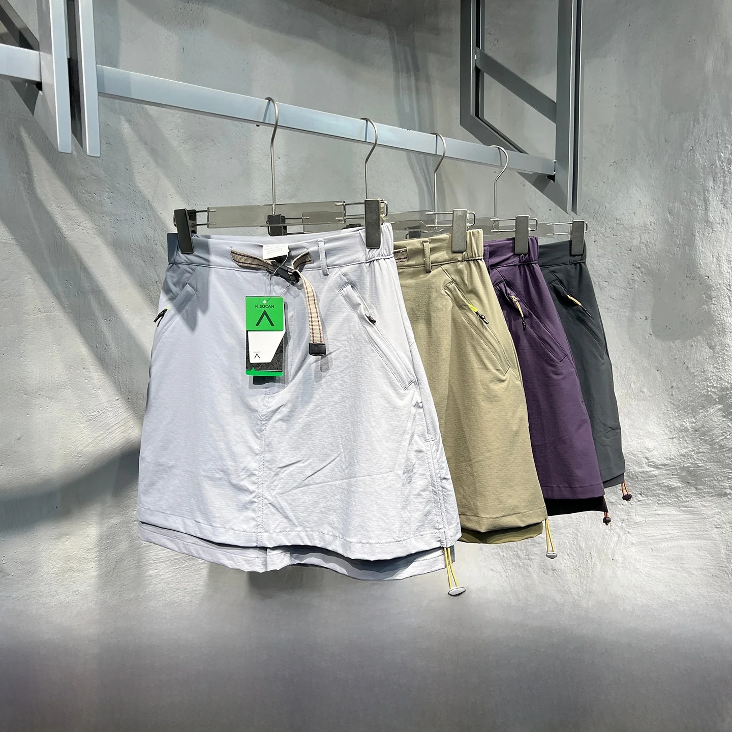 

Outdoor Women's Lightweight Qui Dry ort Skirt 3D Tailoring Design Spring 2025 High Waist Thin Model Pure Color Nylon Spandex