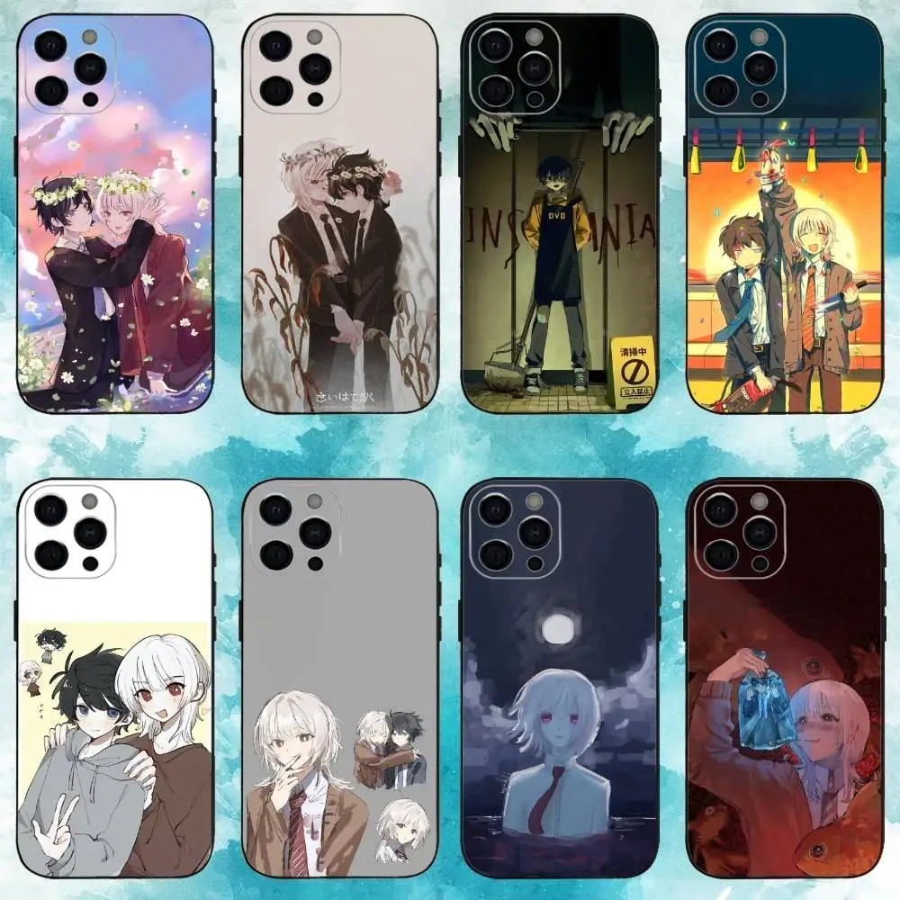 

S-Saihate Station Shion Phone Case For iPhone17,16,15,14,13,12,11 Plus,Pro Max Soft Black Cover