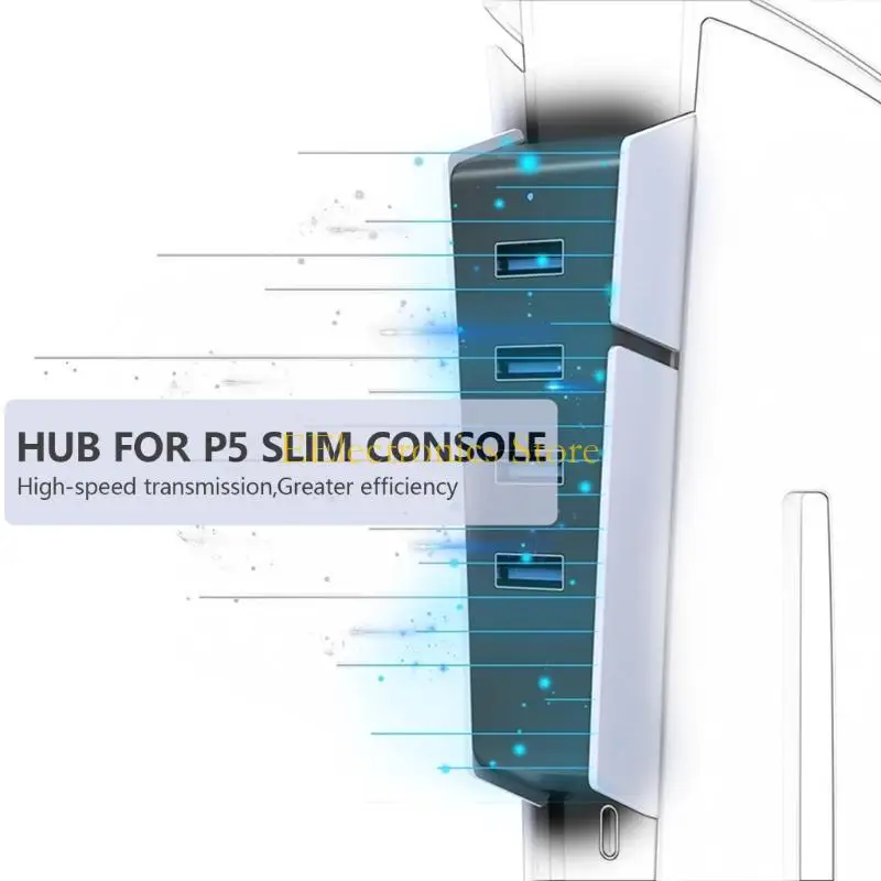 B03C 5 Port USB Extender USB Hub Game Accessory Splitters Charging Extender