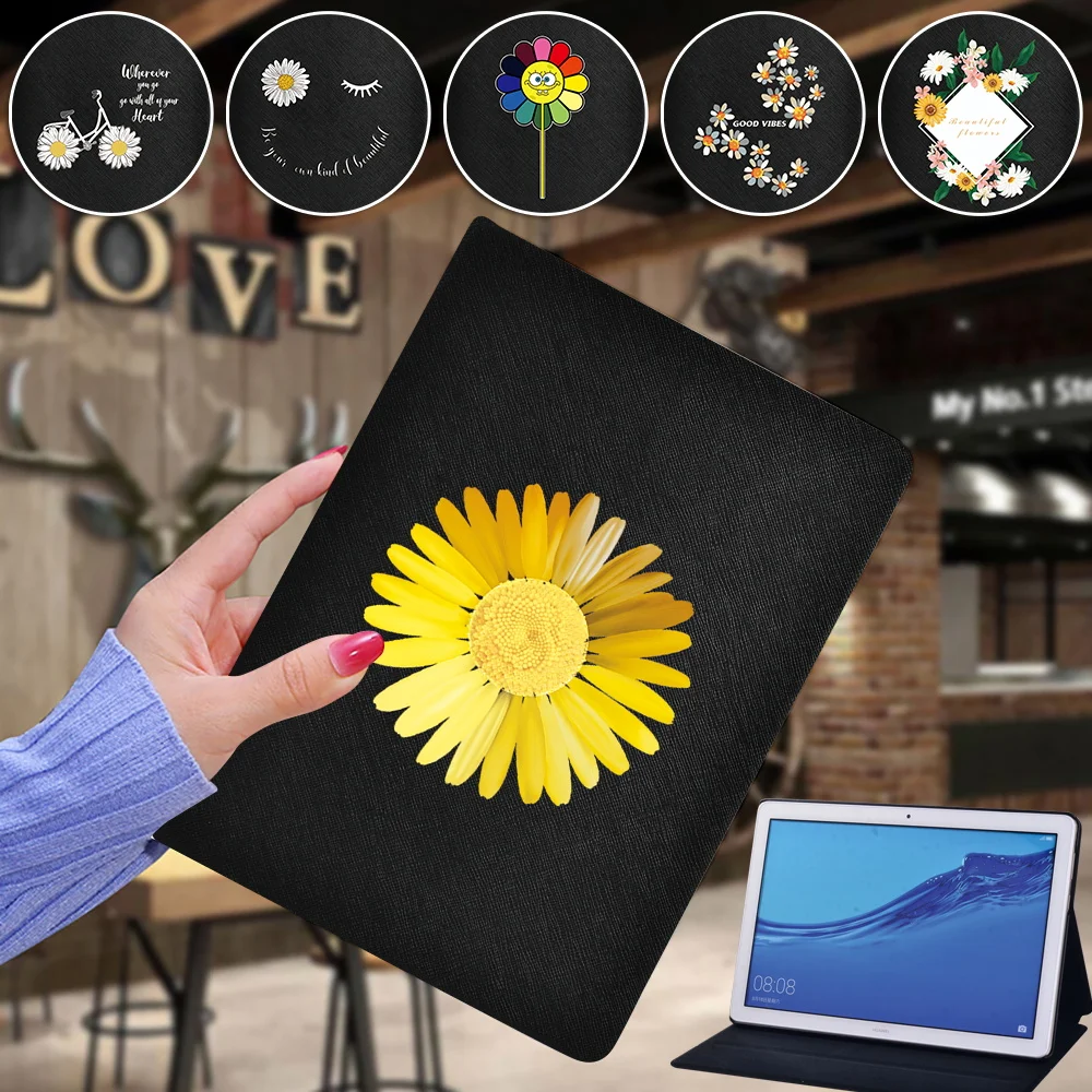 

Tablet Case for Huawei MediaPad T3 8"/T3 10 9.6"/T5 10 10.1" Ultra-thin Leather Tablet Cover for MediaPad M5 Lite 10.1"/M5 10.8"