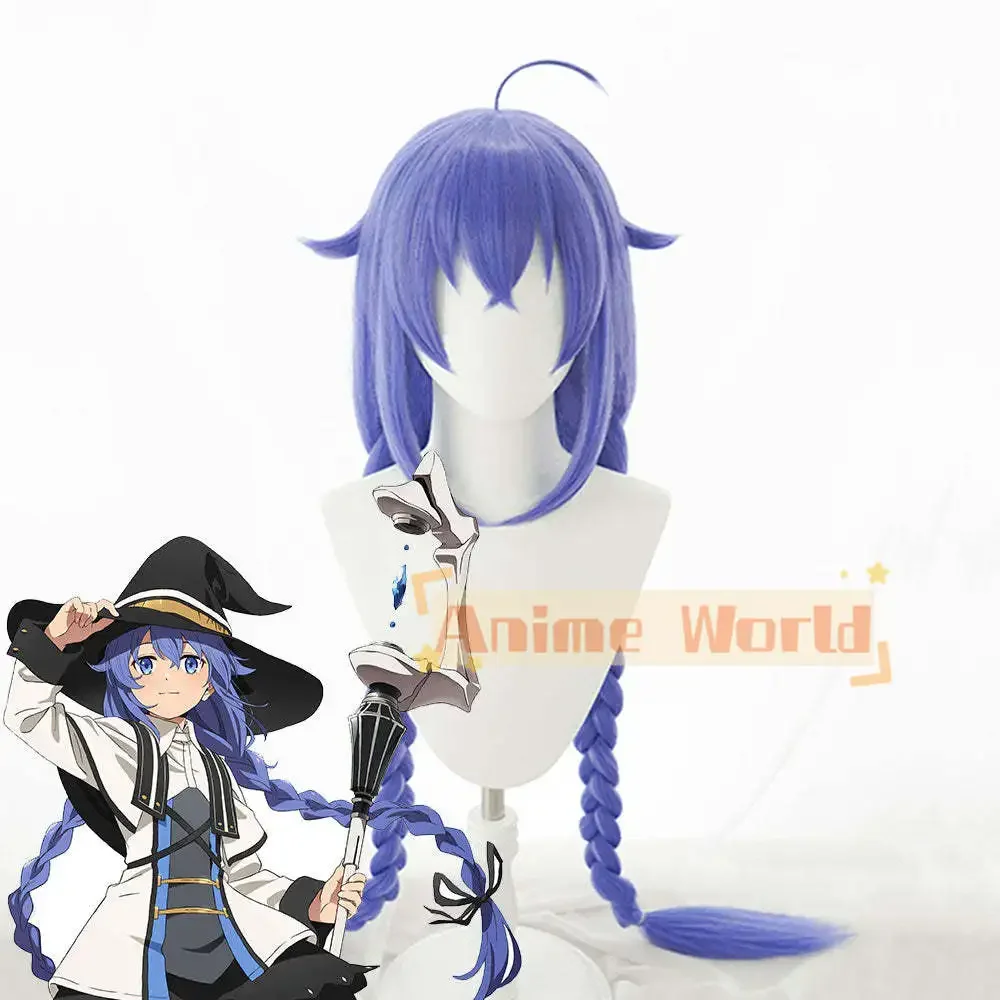 

Jobless Reincarnation Roxy Migurdia Blue Cosplay Wig Synthetic Hair Halloween Role Play Party Carnival Wig Cap