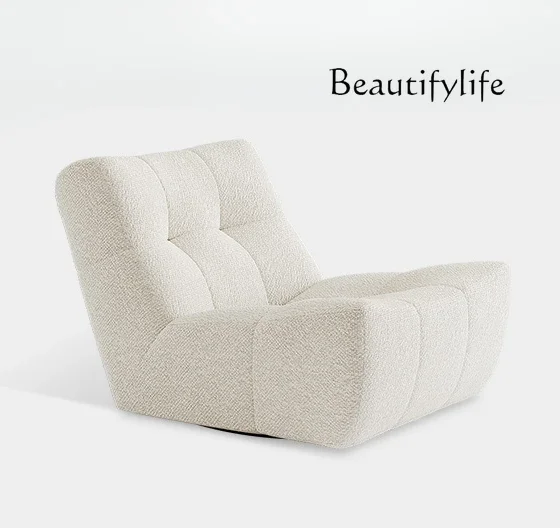 

Design new medieval single sofa chair rotatable living room simple sofa balcony leisure chair