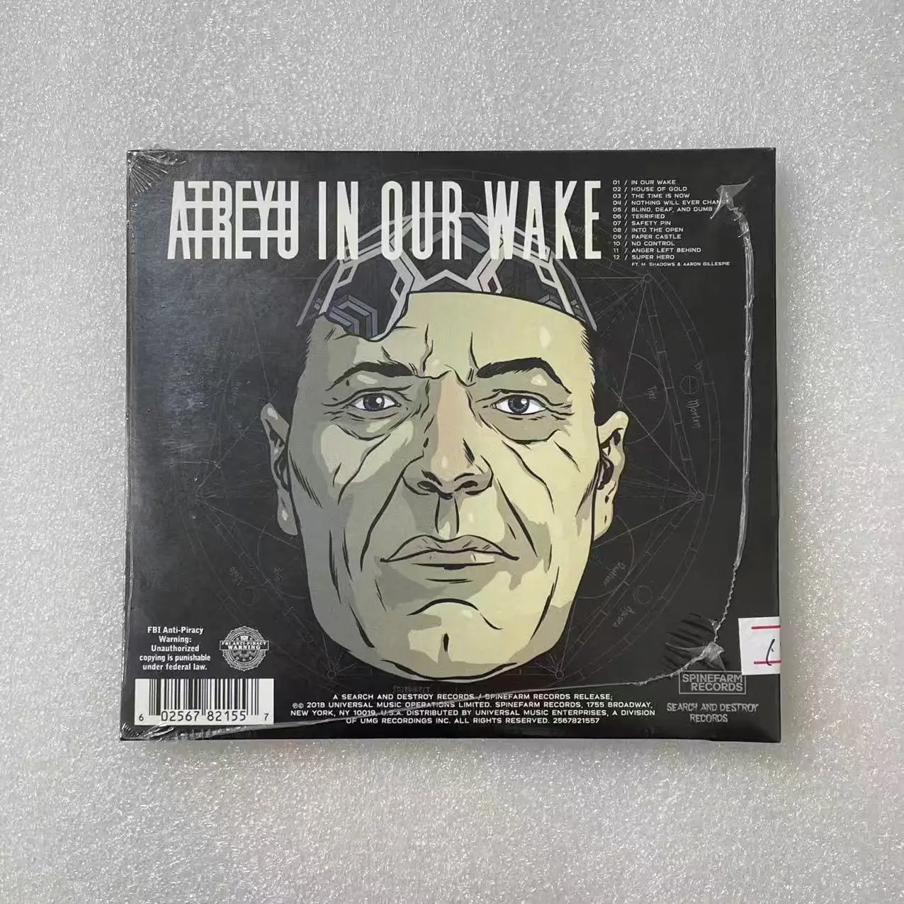 

Atreyu In Our Wake Music CD Greatest Hits Album Music Record Cosplay Walkman Car Soundtrack Box Party Music