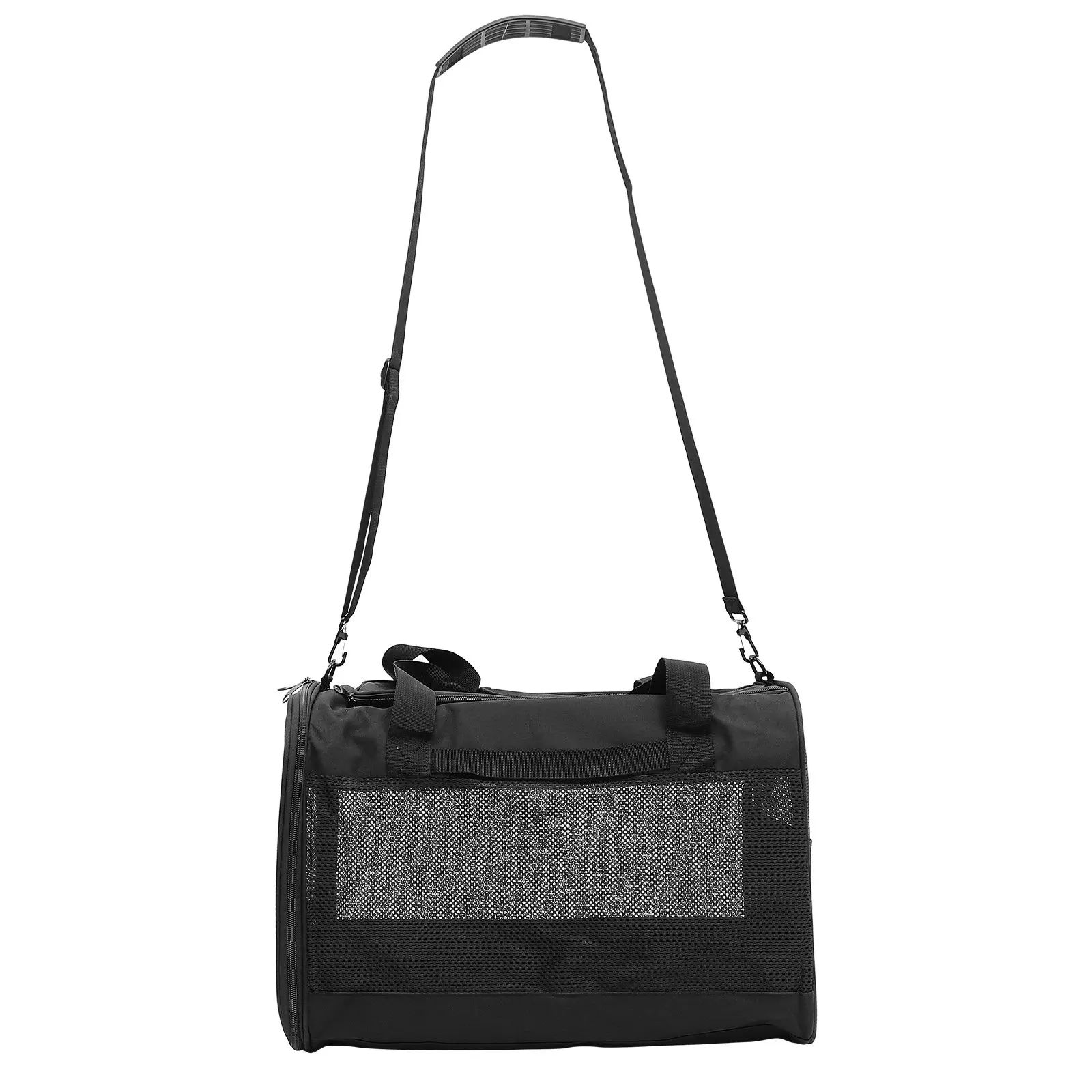 

Легкая портативная сумка-переноска для кошек, собак и щенков с дышащими сетчатыми боковыми стенками, удобная, износостойкая, складная, маленькая