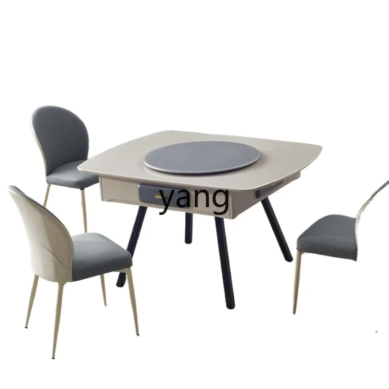 

lh Modern Simple Solid Wood Mahjong Machine Automatic Household Dining Table Dual-Purpose in One