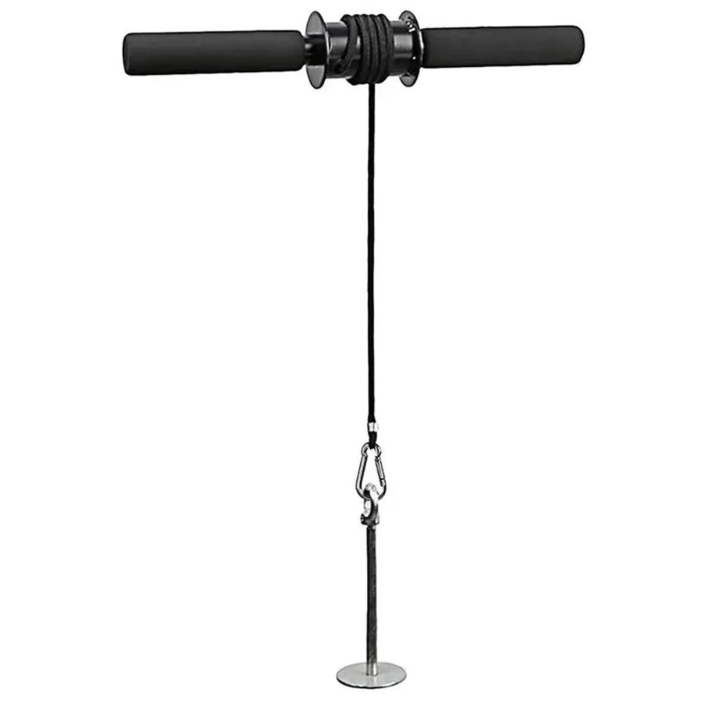 Home Training Wrist Forearm Trainer Weight Fighting Portable Arm Muscle Strength Trainer Soft Handle Endurance Exerciser Roller