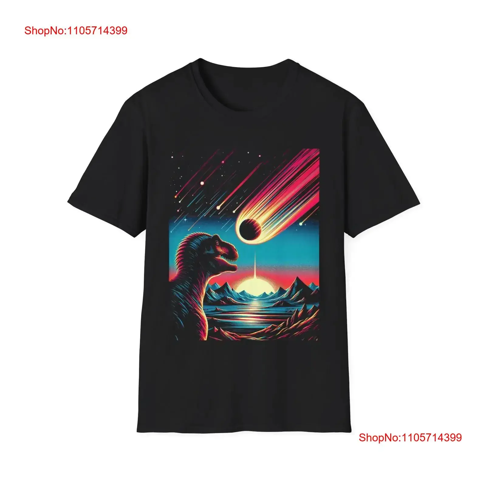 Dinosaur Extinction T Shirt vintage Washed Stretched Top For Everyday Wear Stylish Breathable Soft Slightly Unisex