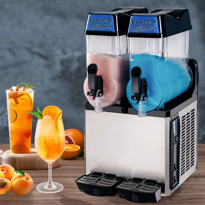 12-liter two-cylinder commercial smoothie machine, multi-functional ice and beverage machine