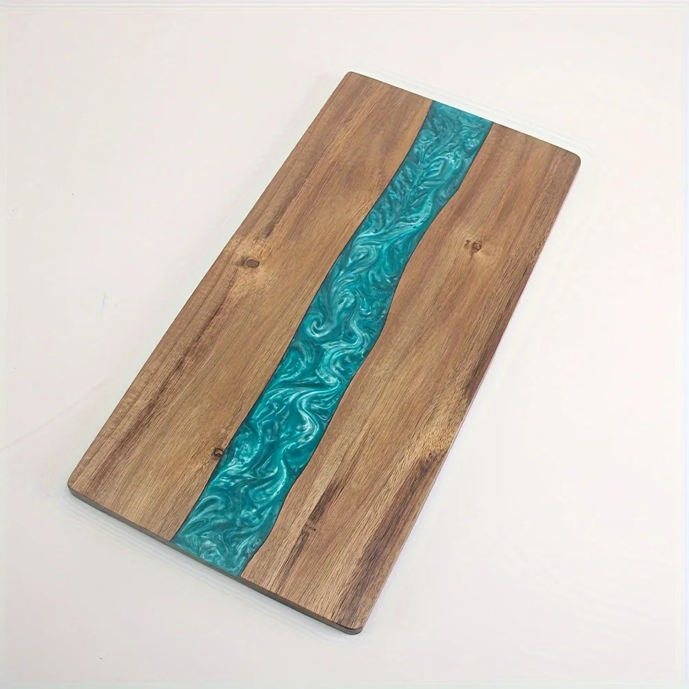 Solid Wood Resin Cutting Board Household Kitchen Tools Sauvignon Steak Chopping Board Creative Square Cheese Bread Cutting Board