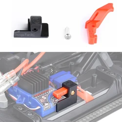 Plastica ESC Easy Start Trigger ESC Switch staffa per 1/10 RC Crawler Car Traxxas TRX4 Defender BRONCO TACTICAL G500 parti fai da te