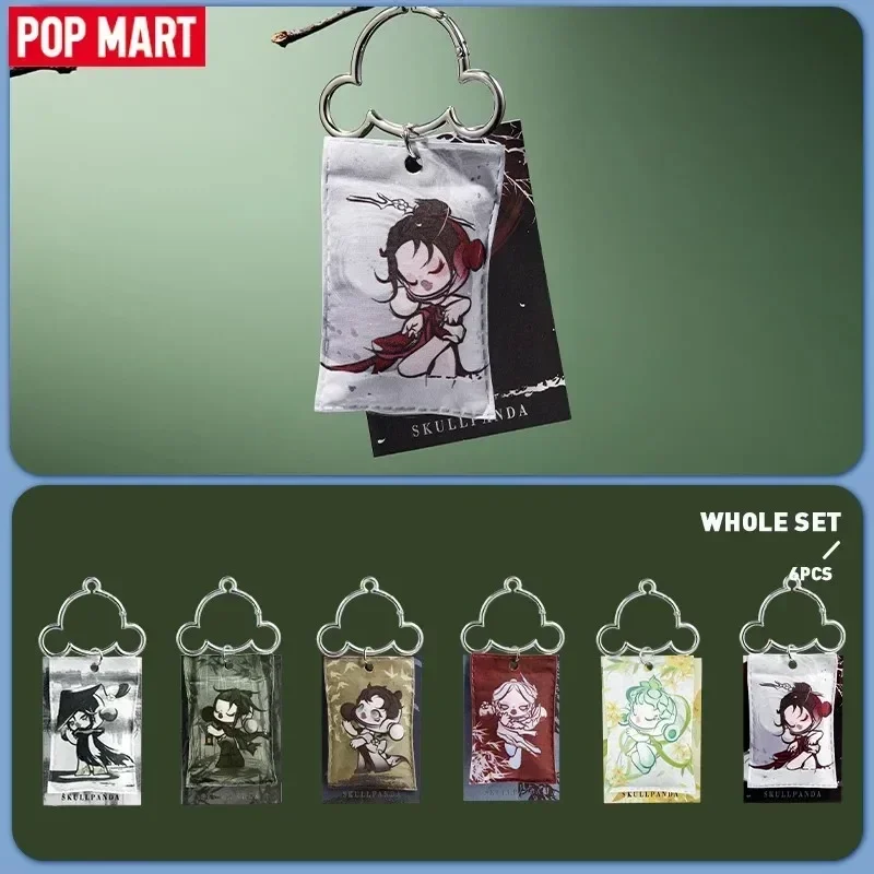 POP MART SKULLPANDA The Ink Plum Blossom Serie - Sachet-Anhänger Blindbox Spielzeug Überraschungsbox Mystery Bag Puppe Niedliche Anime-Figur