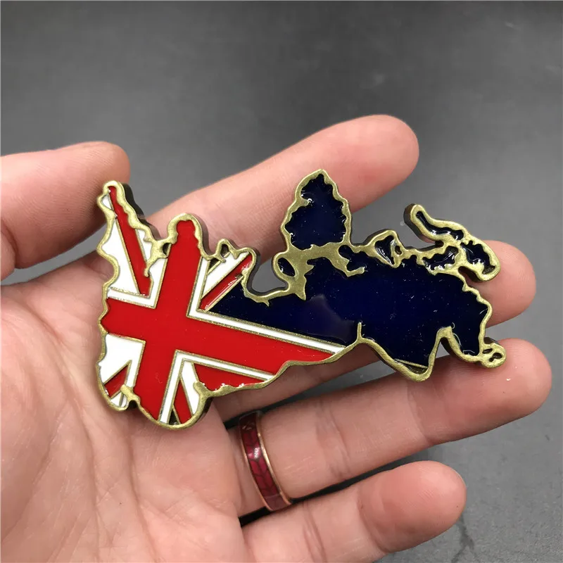 

Map of the England Metal Fridge Magnets UK Tourist Souvenir
