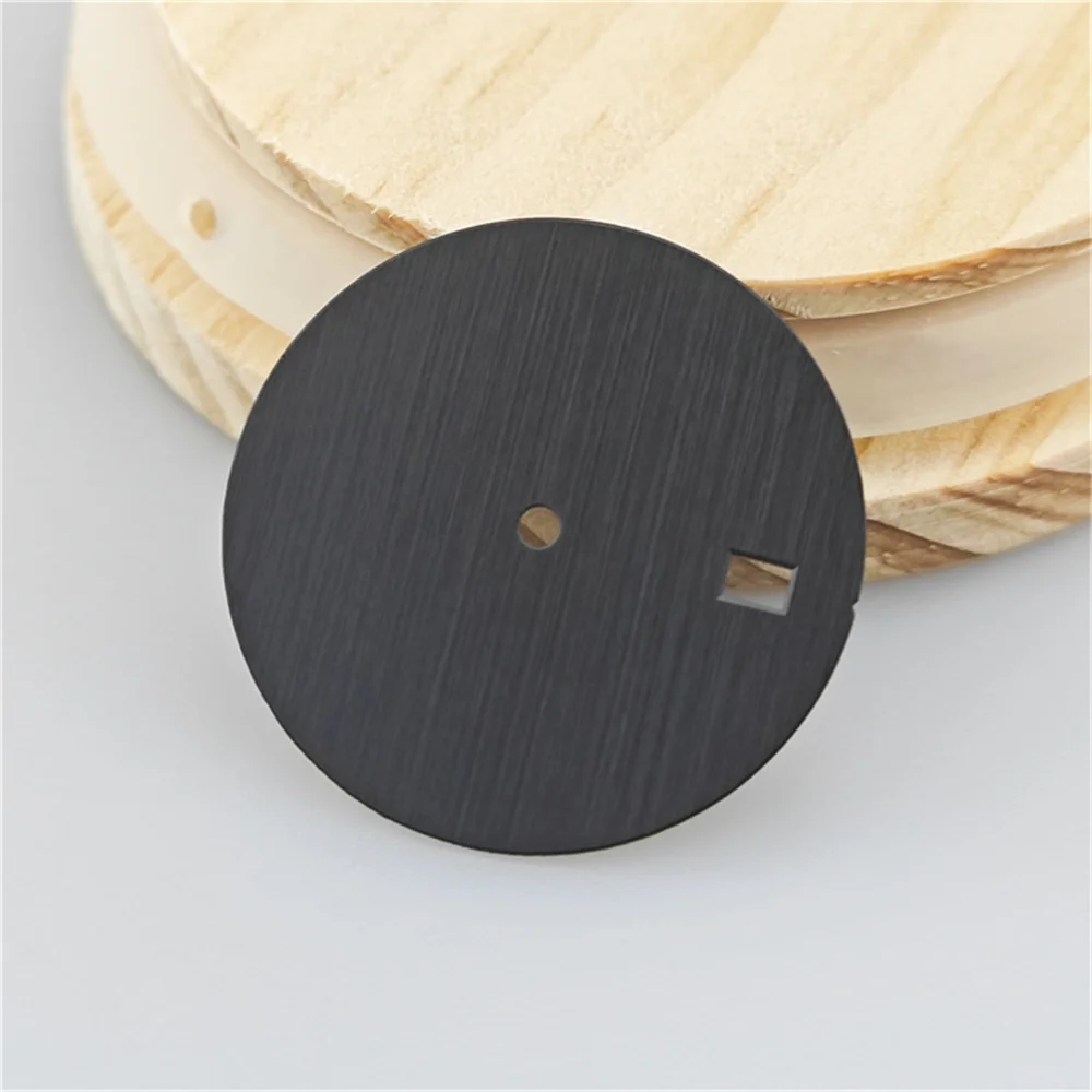 New Simple Solid Color Watch Dial 30.5mm, for NH35A/4R35 Movement, Mechanical No Luminous Watch Faces, Single Calendar NH35 Dial