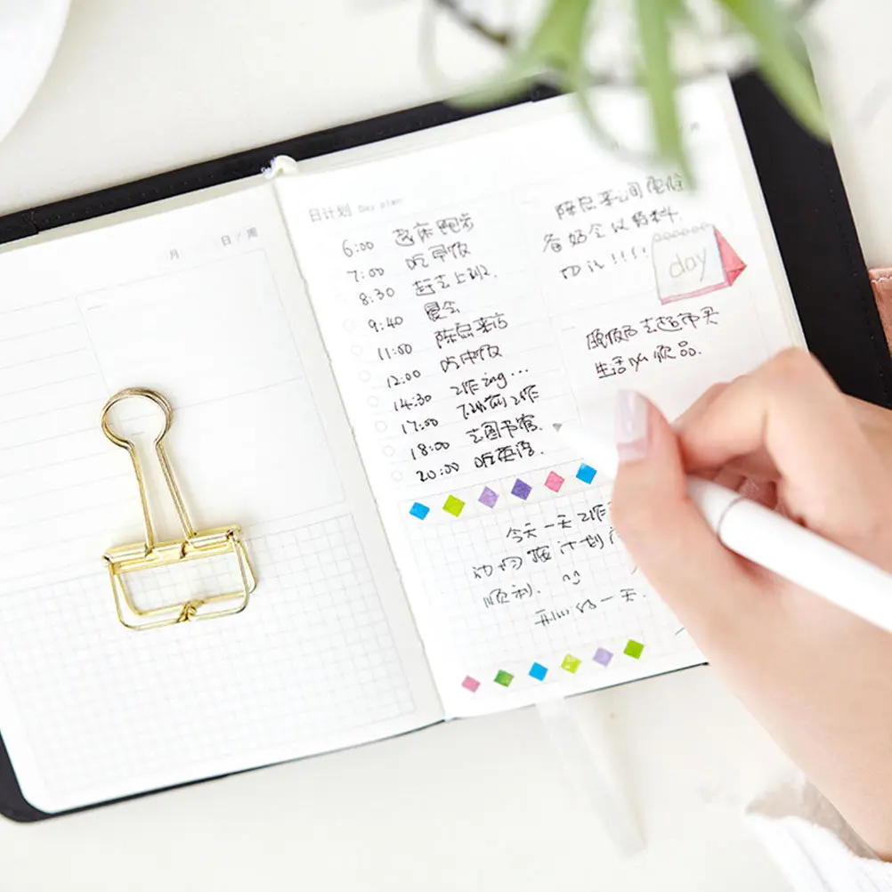 Press Button Notebook – Portable Compact Lightweight Notepad for Travel, Study, Office & Journaling