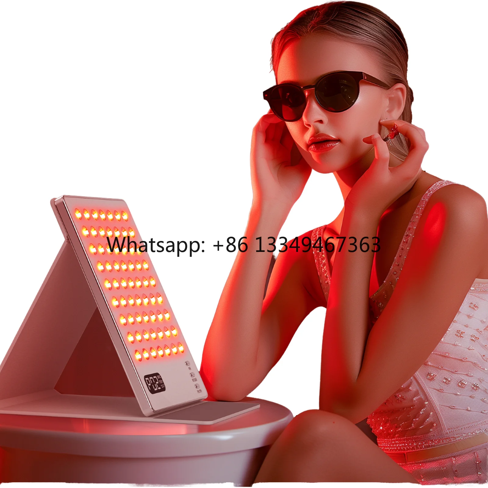 

Регулируемая по углу наклона подставка для LED-панели красной светотерапии, устройство для светотерапии лица, ног, коленей, спины, лампа для красной светотерапии LED