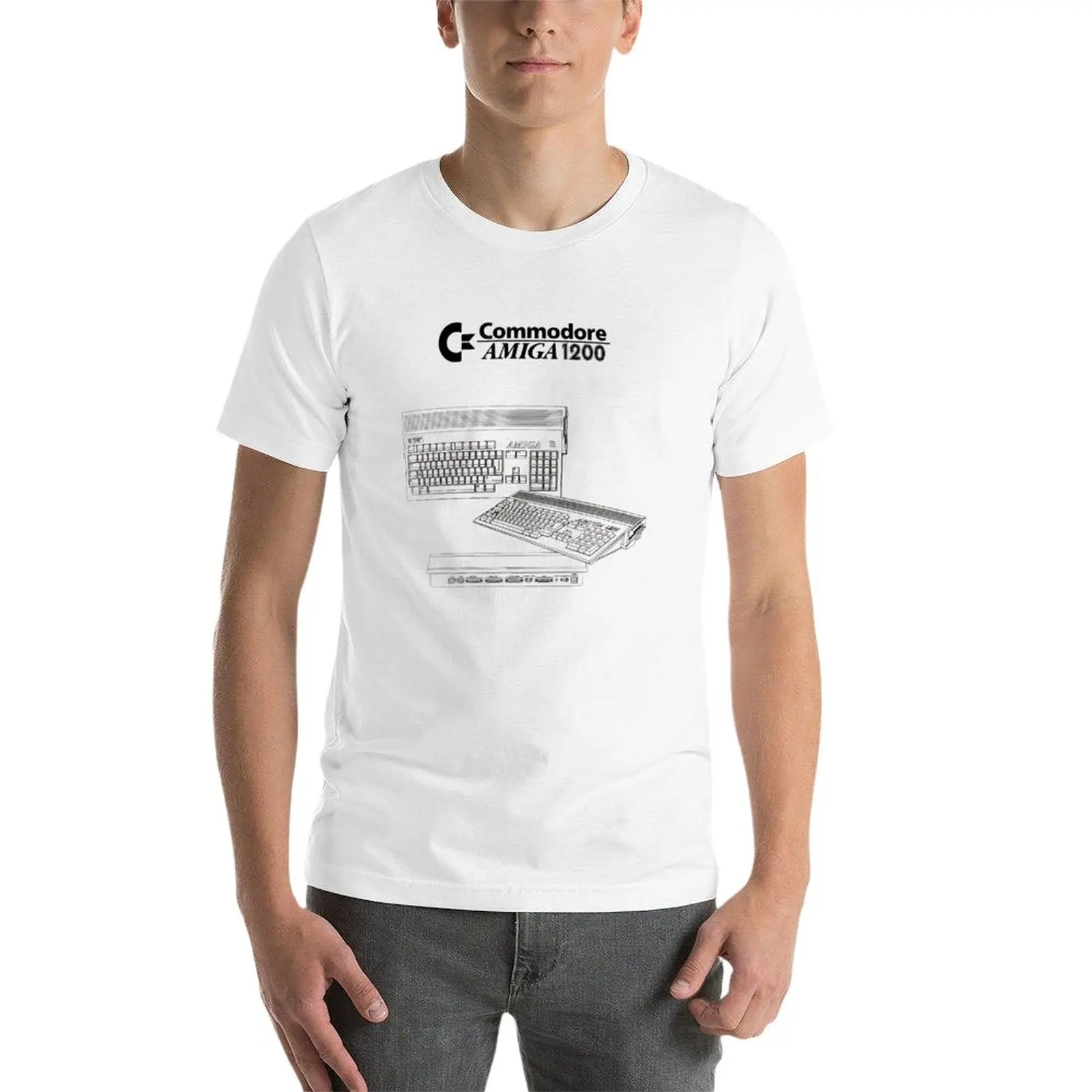 Commodore Amiga 1200 T-Shirt summer tops oversized t shirt t shirts for men