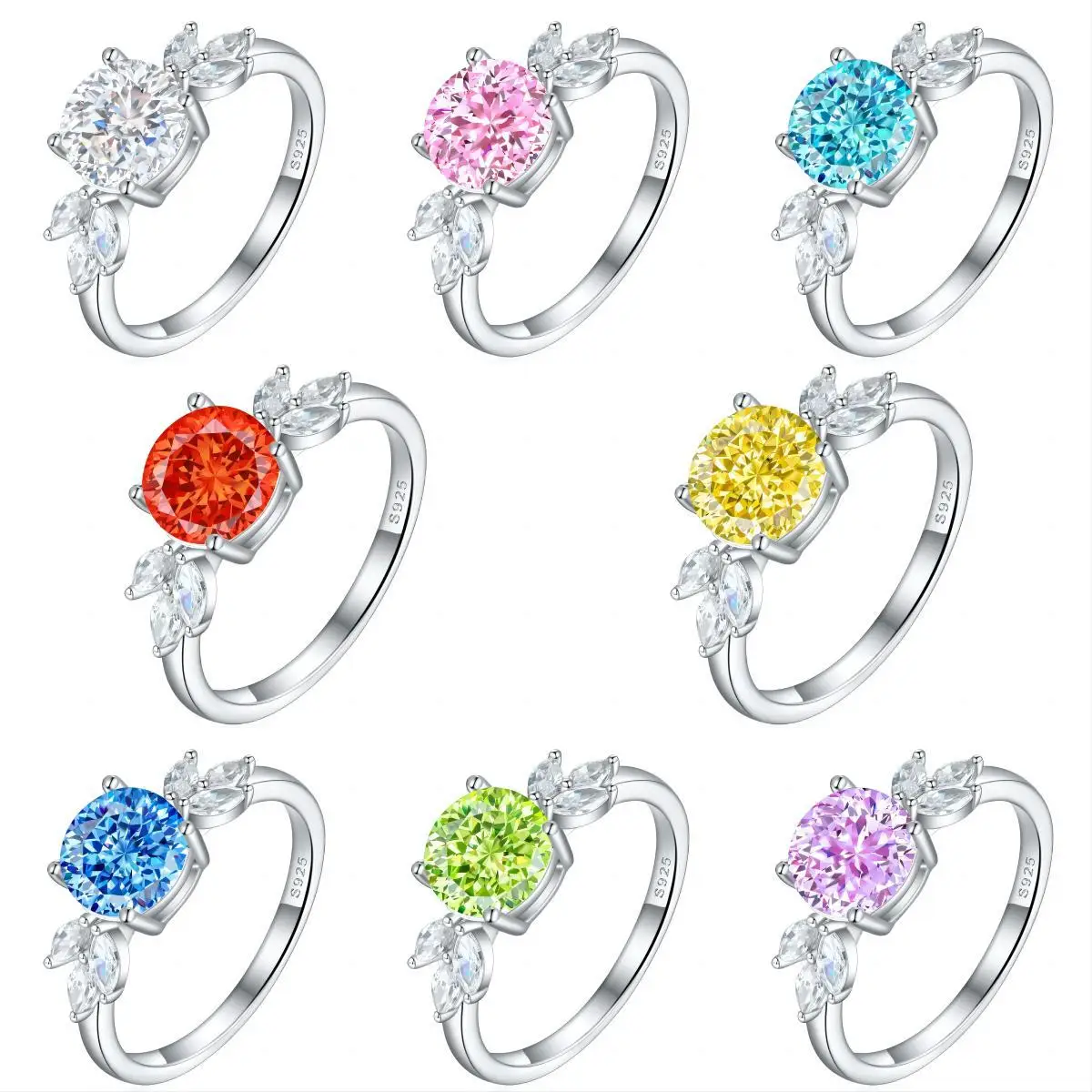 

Ювелирные изделия MuShan: Кольцо из стерлингового серебра 925 пробы с высокоуглеродистым бриллиантом, обручальное/праздничное, в шикарном стиле, женские кольца, изысканные ювелирные изделия