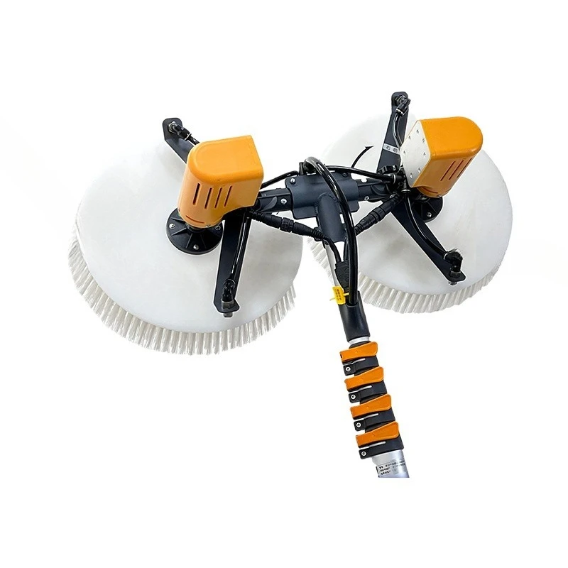 Home roof solar panel automatic cleaning dual power handheld