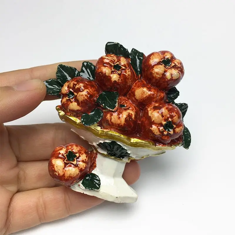 

3D Resin Turkey Cute Pomegranate Fridge Magnets Magneten Calamita Imanes Aimants Frigo Room Decoration Souvenir