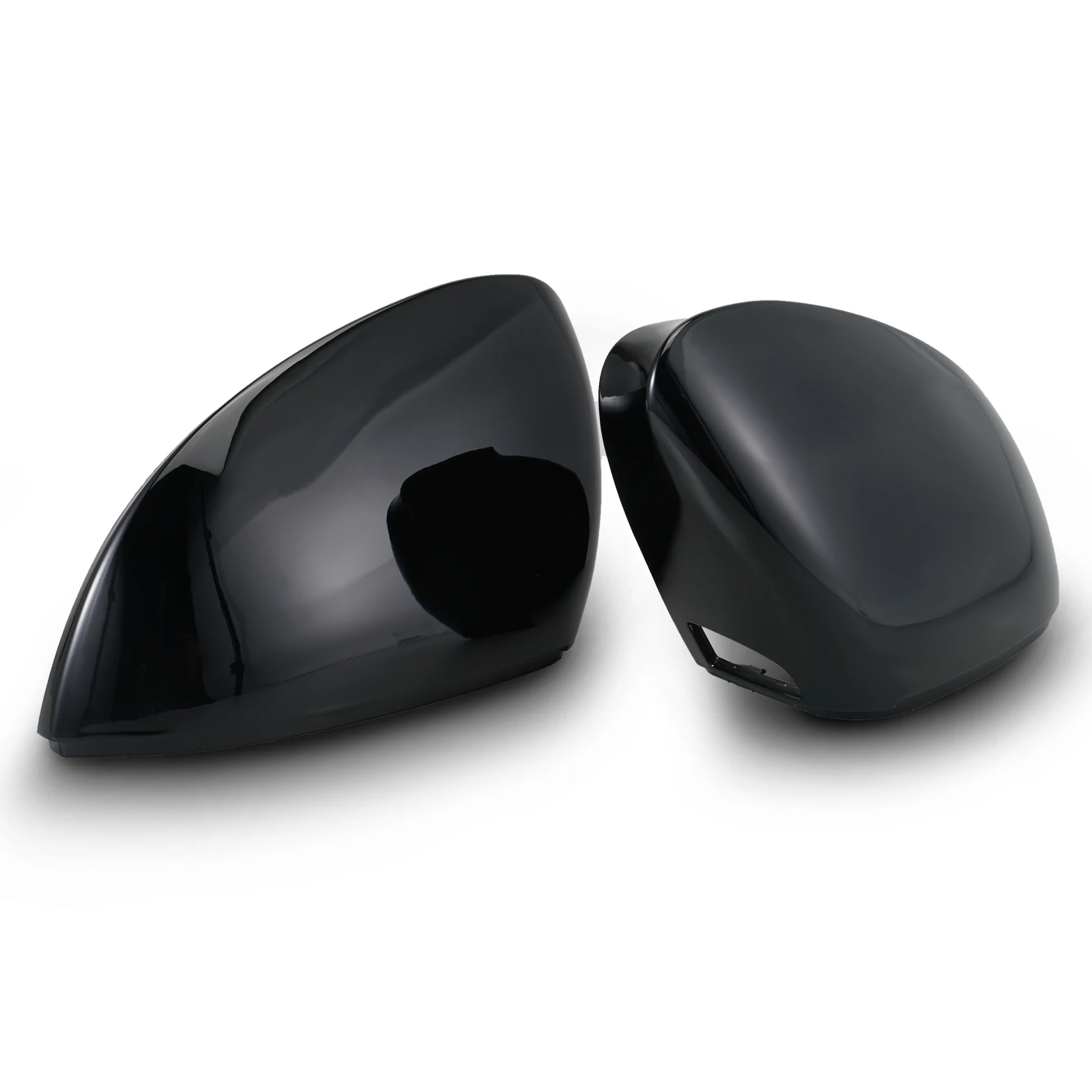 

Pair Rearview Sides Mirror Cover Caps Gloss Black for VW for Golf 8 for Golf MK8