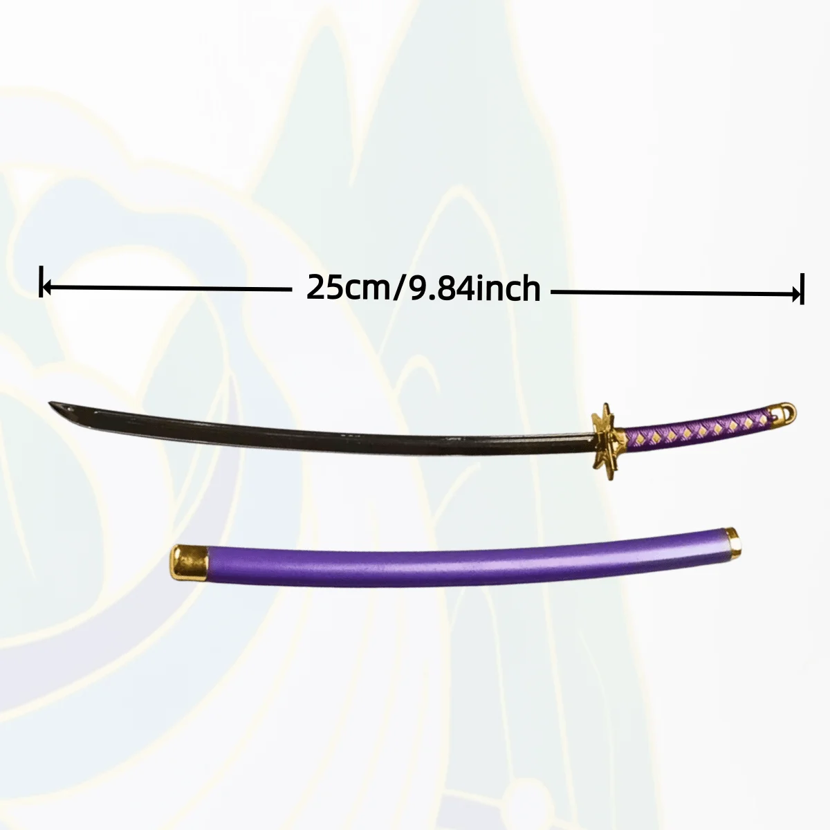 Toushirou – épée Katana en métal, 9.8 pouces, sabre Katana japonais, couteau de samouraï Ninja Original, accessoires de Cosplay, jouet accessoire