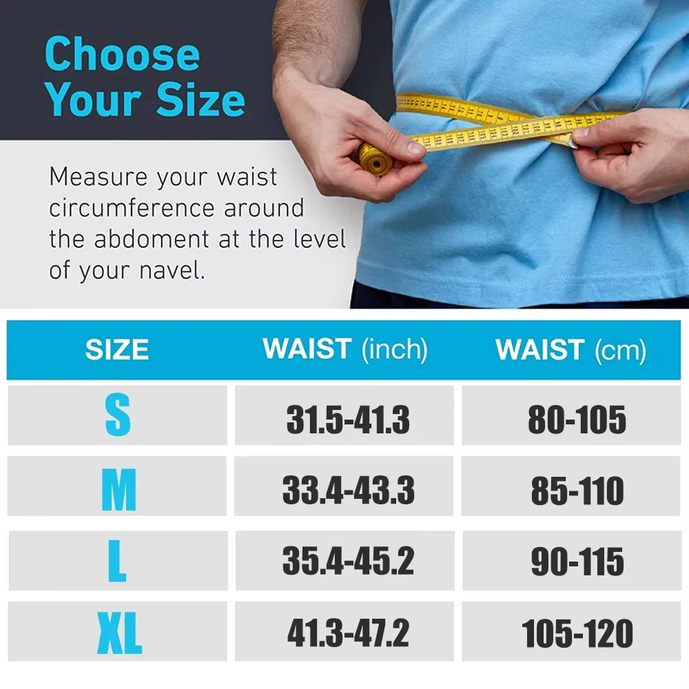 قطعة واحدة من دعامة ظهر العمل للرجال والنساء - حزام دعم قطني قابل للتعديل مع حمالات قابلة للإزالة للرفع الثقيل والبناء