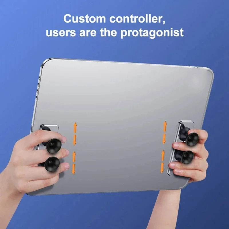 وحدة تحكم ألعاب لوحية ذكية عالمية B02 متعددة الأصابع B02 عصا تحكم ألعاب من السيليكون لقواعد البقاء على قواعد PUBG L1 R1