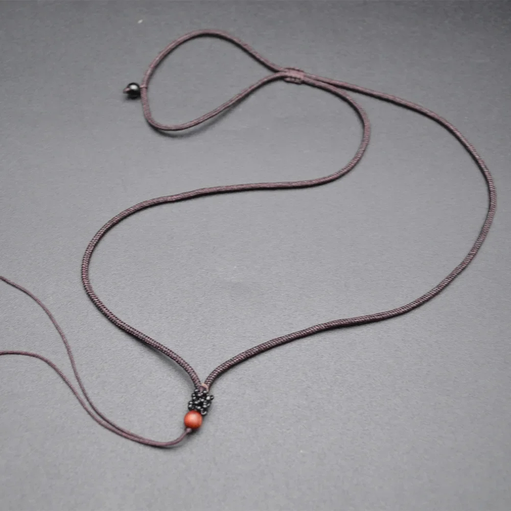 10pc Coffee Brown Color 64cm Length Adjustable Necklace Cord Thread Jewelry Making Supplies